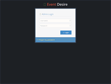 Tablet Screenshot of eventdesire.com